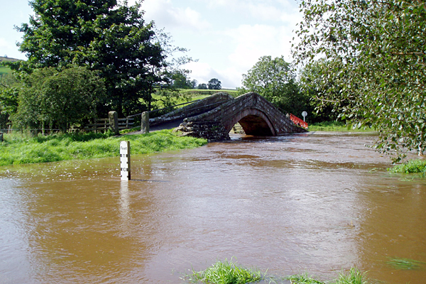 Duck Bridge Flooded 06/09/08